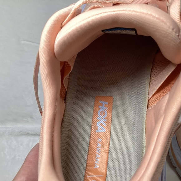 Hoka One One Shoes Women Size 9 B Kawana Peach Parfait Lace Up Running Sneaker - Picture 9 of 10